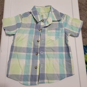 Just One You by Carter's Short Sleeve Button Down